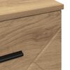 vidaXL Κομοδίνο artisan δρυς 38 x 38 x 66 εκ Επεξεργασμένο ξύλο