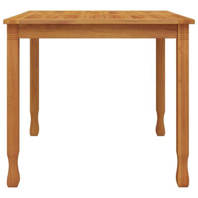 vidaXL Τραπεζαρία Κήπου 85 x 85 x 75 εκ. από Μασίφ Ξύλο Teak