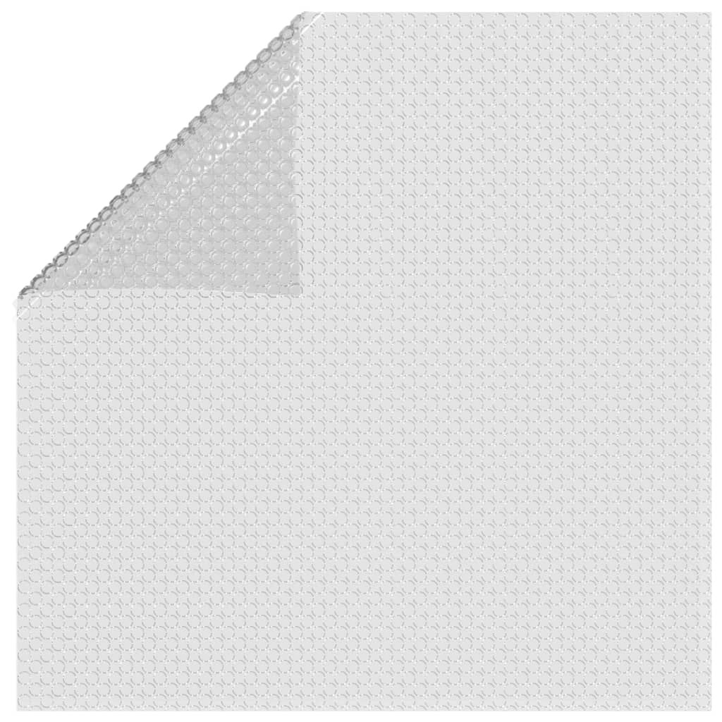 vidaXL Κάλυμμα Πισίνας Ηλιακό Γκρι 549x274 εκ. από Πολυαιθυλένιο