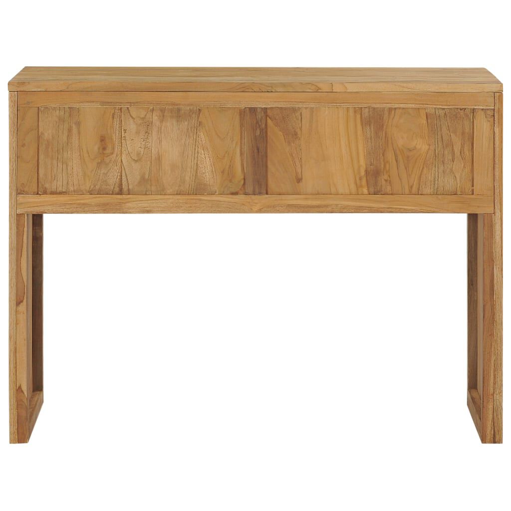 vidaXL Τραπέζι Κονσόλα 100 x 35 x 75 εκ. από Μασίφ Ξύλο Teak