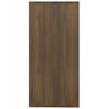 vidaXL Ντουλάπι Καφέ Δρυς 88 x 30 x 65 εκ. από Επεξεργασμένο Ξύλο