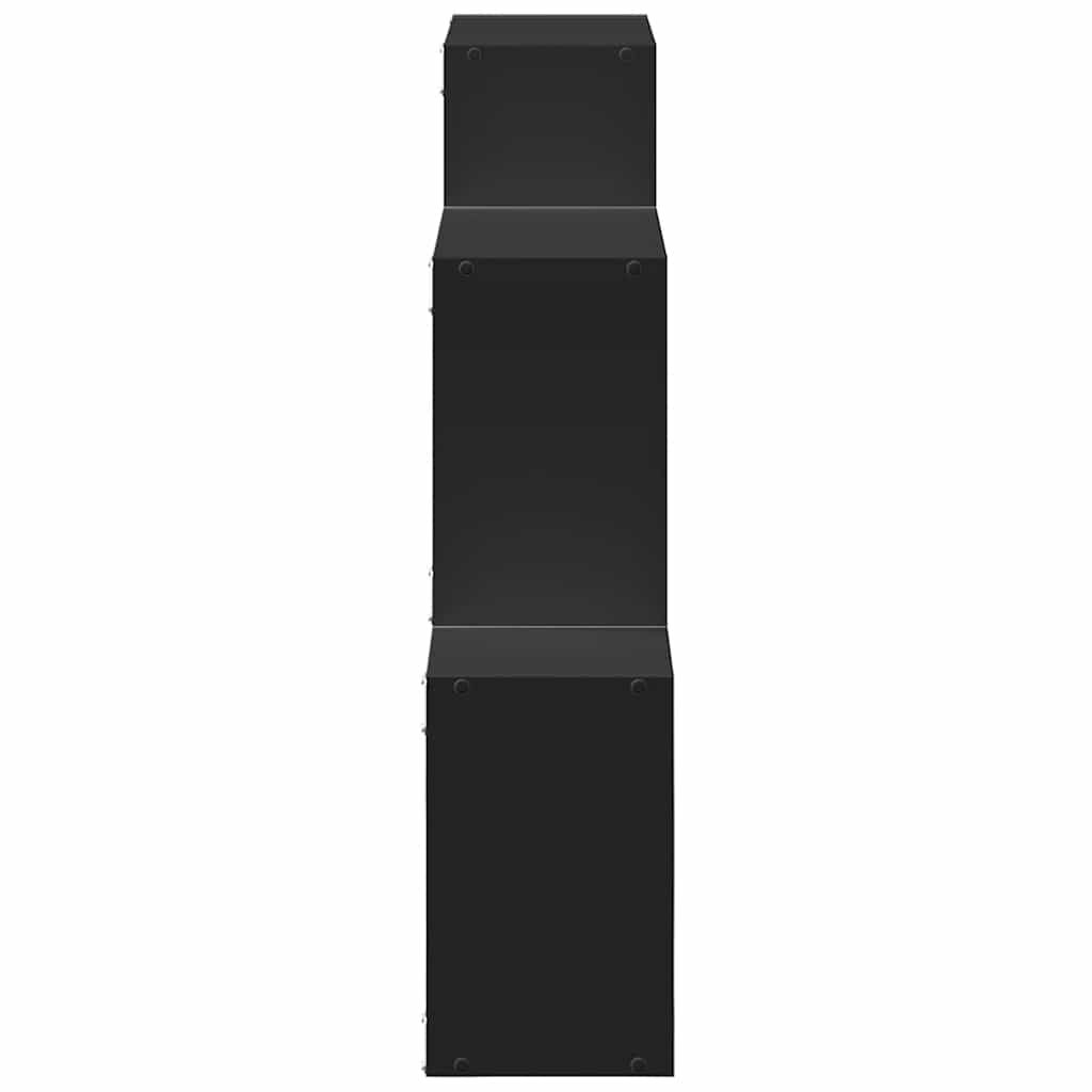 vidaXL Ντουλάπι Τοίχου Μαύρο 78x18x71 εκ. από Επεξεργασμένο Ξύλο