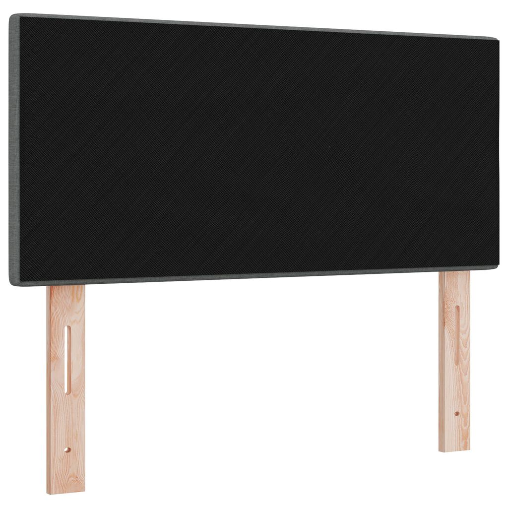 vidaXL LED Κεφαλάρι με φώτα λωρίδας LED Σκούρο Γκρι 80 cm ύφασμα