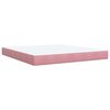 vidaXL &Kappa;&rho;&epsilon;&beta;ά&tau;&iota; Boxspring &mu;&epsilon; &Sigma;&tau;&rho;ώ&mu;&alpha; &Rho;&omicron;&zeta; 180x200 &epsilon;&kappa;. &Beta;&epsilon;&lambda;&omicron;ύ&delta;&iota;&nu;&omicron;