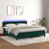 vidaXL &Kappa;&rho;&epsilon;&beta;ά&tau;&iota; Boxspring &mu;&epsilon; &Sigma;&tau;&rho;ώ&mu;&alpha; & LED &Sigma;&kappa;. &Pi;&rho;ά&sigma;&iota;&nu;&omicron; 180x200&epsilon;&kappa; &Beta;&epsilon;&lambda;&omicron;ύ&delta;&omicron;