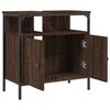 vidaXL Ντουλάπι Νιπτήρα Μπάνιου Καφέ Δρυς 60x30x60 εκ. Επεξ. Ξύλο