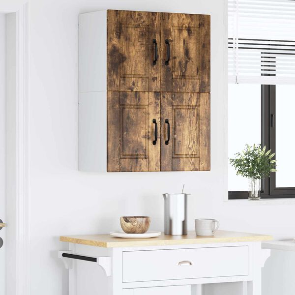 vidaXL &Nu;&tau;&omicron;&upsilon;&lambda;ά&pi;&alpha; &Kappa;&omicron;&upsilon;&zeta;ί&nu;&alpha;&sigmaf; &mu;&epsilon; &rho;ά&phi;&iota; 2 pcs &Kappa;&alpha;&pi;&nu;&iota;&sigma;&tau;ό &Delta;&rho;ύ&sigmaf; 60 x 31 x 40 &epsilon;&kappa;