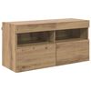 vidaXL &Nu;&tau;&omicron;&upsilon;&lambda;ά&pi;&iota; &Tau;&eta;&lambda;&epsilon;ό&rho;&alpha;&sigma;&eta;&sigmaf; &Tau;&omicron;ί&chi;&omicron;&upsilon; 80 x 30 x 40 &epsilon;&kappa; Artisan Oak