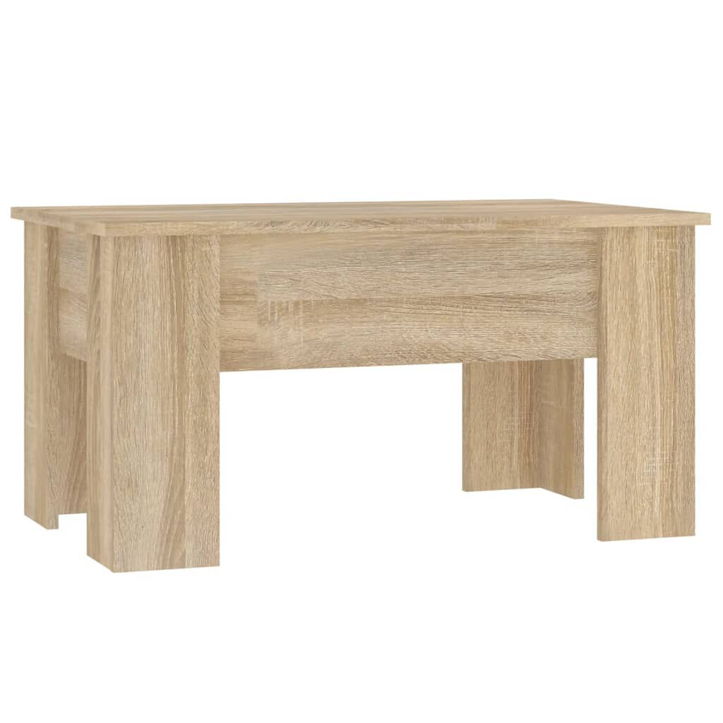 vidaXL Τραπεζάκι Σαλονιού Sonoma Δρυς 79x49x41 εκ. Επεξεργασμένο Ξύλο