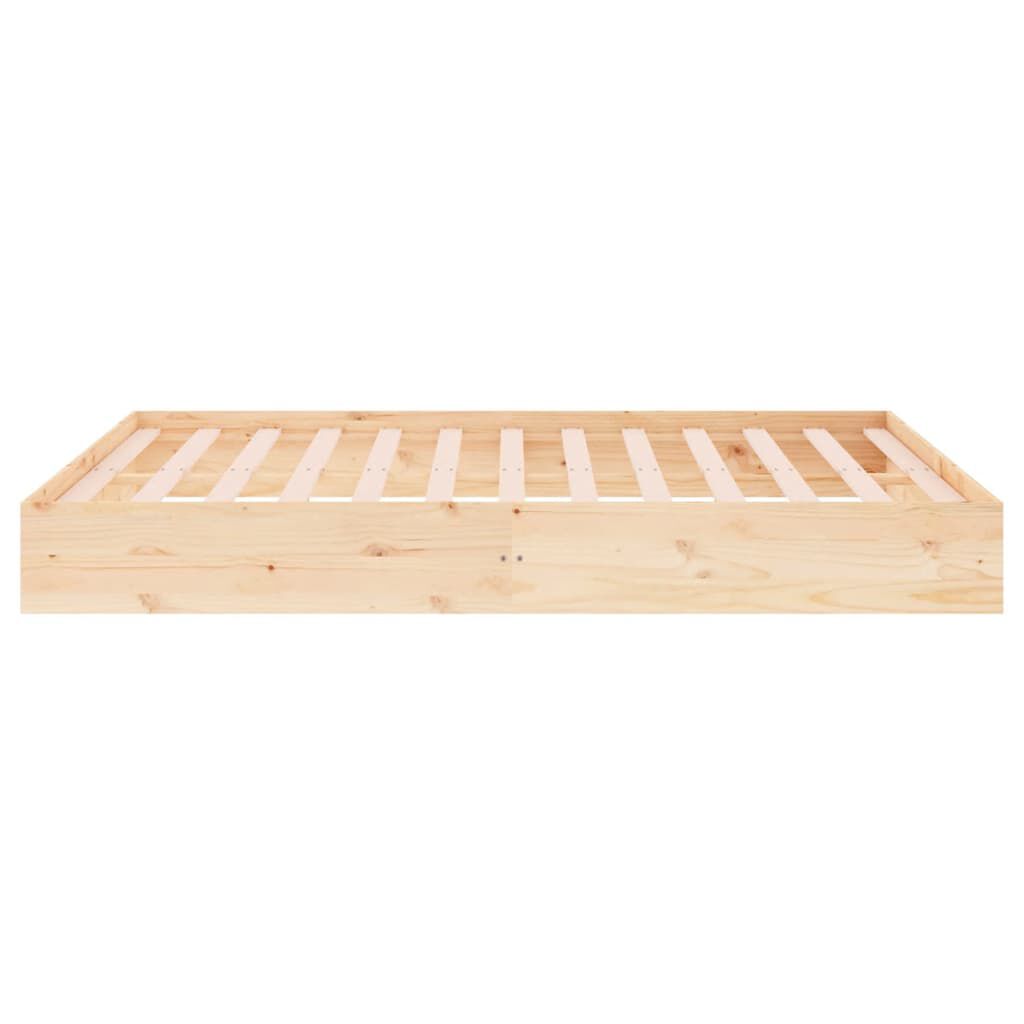 vidaXL Πλαίσιο Κρεβατιού 180 x 200 εκ. Μασίφ Ξύλο Super King Size