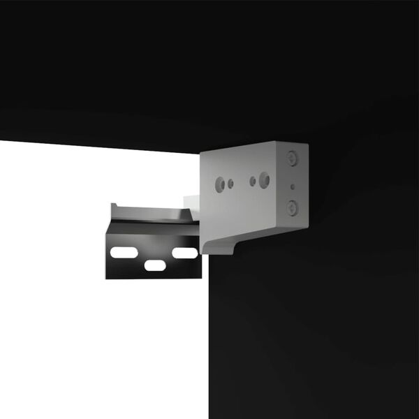 vidaXL Έπιπλα Τηλεόρασης 4 τεμ. Μαύρα 100 x 30 x 30 εκ. Επεξ. Ξύλο