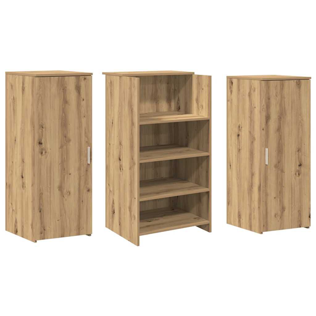 vidaXL Γραφείο υποδοχής 135x50x103,5 εκ. Επεξεργασμένο Ξύλο