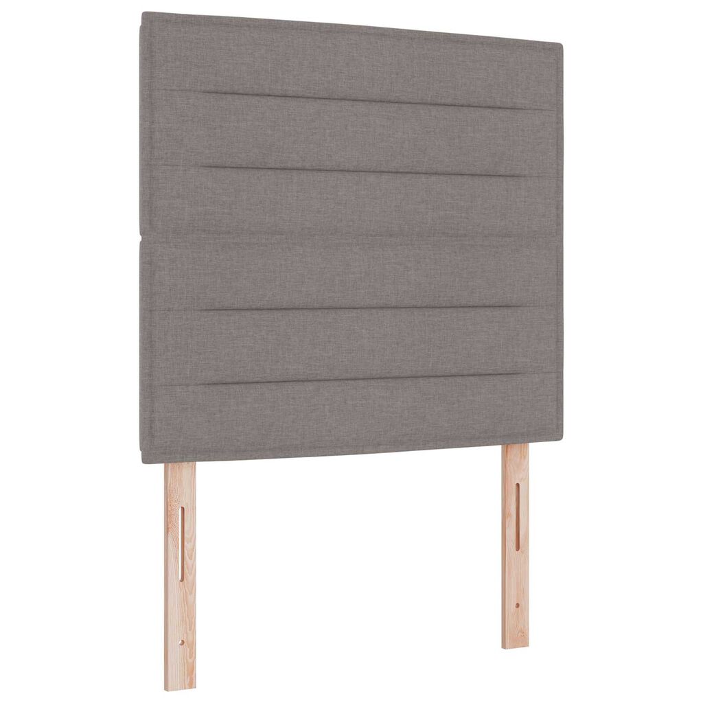 vidaXL Κρεβάτι Box Spring με Στρώμα Ταυπ 80x200 εκ Ύφασμα