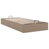 vidaXL Οθωμανικό κρεβάτι χωρίς στρώμα Cappucino 90x200 cm Faux Leather