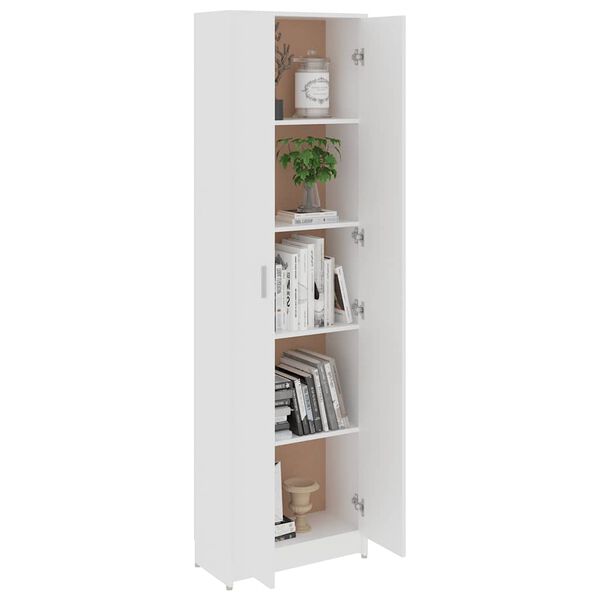 vidaXL Ντουλάπα Διαδρόμου Λευκή 55 x 25 x 189 εκ. από Επεξ. Ξύλο