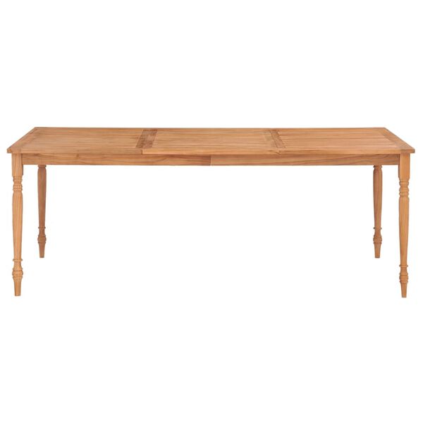 vidaXL Τραπέζι Batavia 200 x 100 x 75 εκ. από Μασίφ Ξύλο Teak