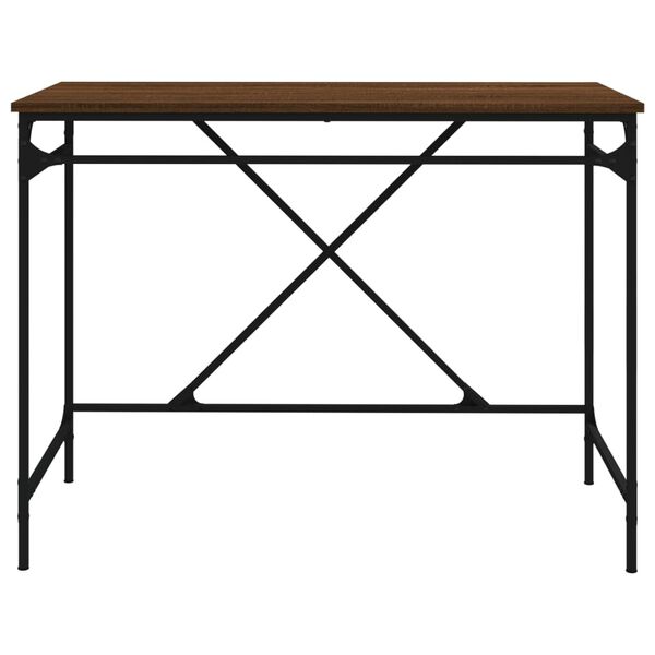 vidaXL Γραφείο Καφέ Δρυς 100 x 50 x 75 εκ. από Επεξεργασμένο Ξύλο