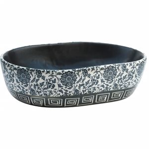 vidaXL &Nu;&iota;&pi;&tau;ή&rho;&alpha;&sigmaf; &Omicron;&beta;ά&lambda; &Mu;&alpha;ύ&rho;&omicron;&sigmaf; &kappa;&alpha;&iota; &Mu;&pi;&lambda;&epsilon; 47x33x13 &epsilon;&kappa;. &Kappa;&epsilon;&rho;&alpha;&mu;&iota;&kappa;ό&sigmaf;