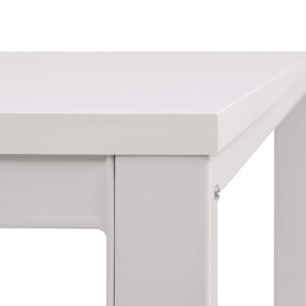 vidaXL Γραφείο Λευκό 120 x 60 x 75 εκ.