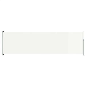 vidaXL Σκίαστρο Βεράντας Πλαϊνό Συρόμενο Κρεμ 180 x 600 εκ.