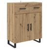 vidaXL Highboard Artisan Oak 69,5 x 34 x 180 &epsilon;&kappa;. &Epsilon;&pi;&epsilon;&xi;&epsilon;&rho;&gamma;&alpha;&sigma;&mu;έ&nu;&omicron; &xi;ύ&lambda;&omicron;