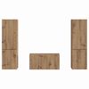 vidaXL &Sigma;&epsilon;&tau; &epsilon;&pi;ί&pi;&lambda;&omicron;&upsilon; &tau;&eta;&lambda;&epsilon;ό&rho;&alpha;&sigma;&eta;&sigmaf; 5 pcs Artisan Oak &Epsilon;&pi;&epsilon;&xi;&epsilon;&rho;&gamma;&alpha;&sigma;&mu;έ&nu;&omicron; &xi;ύ&lambda;&omicron;