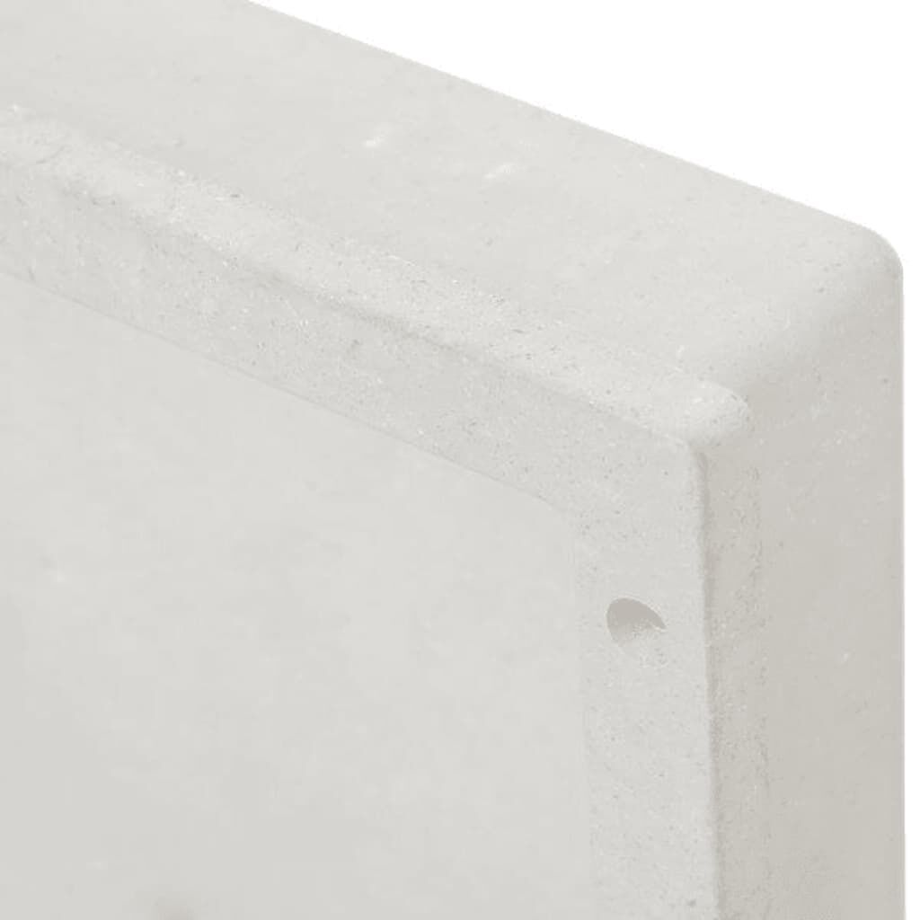 vidaXL Ράφι Ντουζιέρας Λευκό Ματ 41 x 36 x 10 εκ.