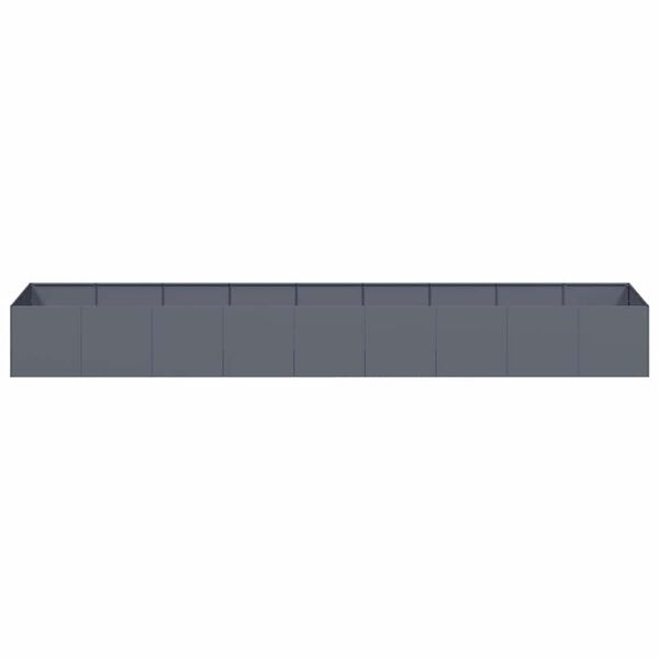 vidaXL Ζαρντινιέρα Ανθρακί 360x80x40 εκ. από Χάλυβα