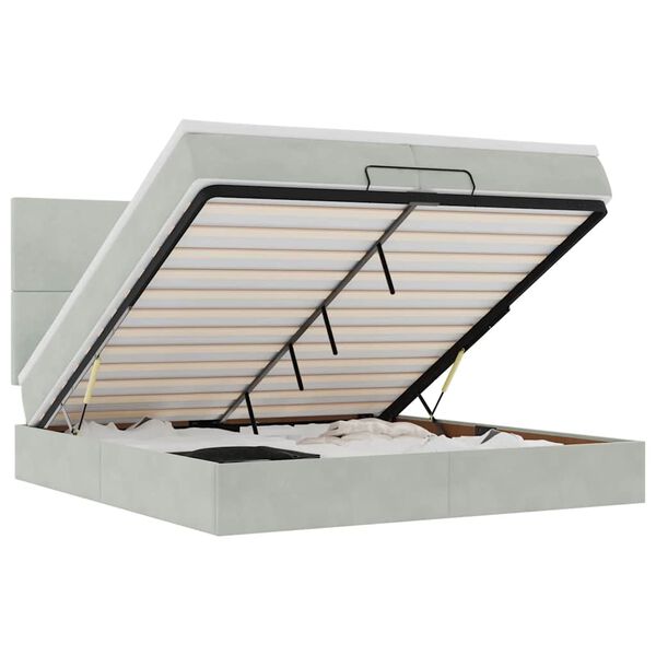 vidaXL &Omicron;&theta;&omega;&mu;&alpha;&nu;&iota;&kappa;ό &kappa;&rho;&epsilon;&beta;ά&tau;&iota; &mu;&epsilon; &sigma;&tau;&rho;ώ&mu;&alpha;&tau;&alpha; & LEDs &Alpha;&nu;&omicron;&iota;&chi;&tau;ό &gamma;&kappa;&rho;&iota; &Beta;&epsilon;&lambda;&omicron;ύ&delta;&omicron;