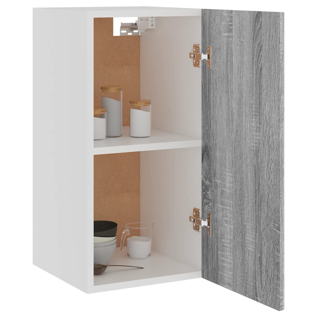 vidaXL Ντουλάπι Κρεμαστό Lyon Γκρι Sonoma 29,5x31x60εκ.