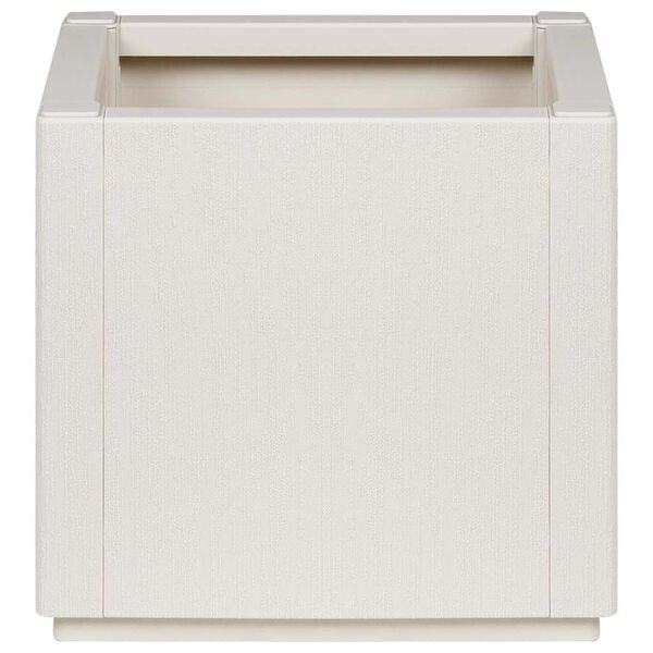 vidaXL Γλάστρα Κήπου Λευκό 36 x 36 x 35 εκ. Πολυπροπυλένιο