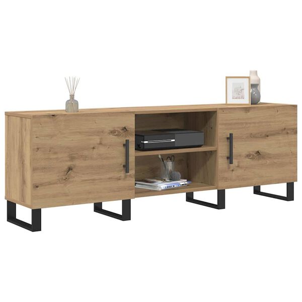 vidaXL &Nu;&tau;&omicron;&upsilon;&lambda;ά&pi;&iota; TV Artisan Oak 150 x 30 x 50 cm &Epsilon;&pi;&epsilon;&xi;&epsilon;&rho;&gamma;&alpha;&sigma;&mu;έ&nu;&omicron; &xi;ύ&lambda;&omicron;