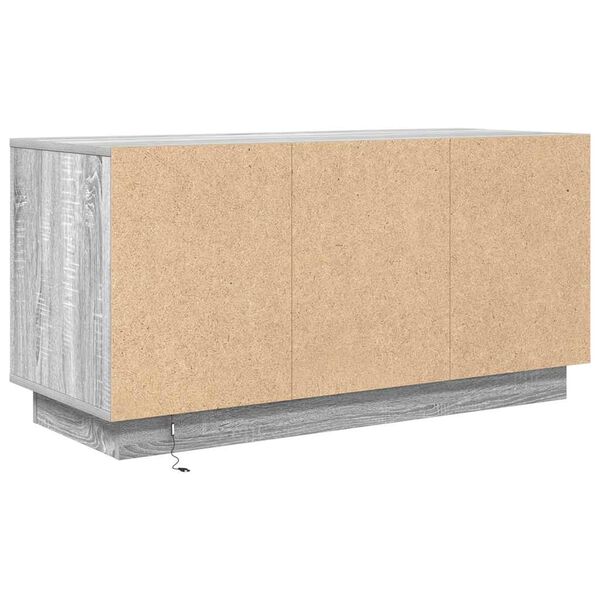 vidaXL Έπιπλο Τηλεόρασης με LED Γκρι Sonoma 100x41x50 εκ.