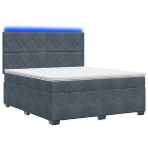 vidaXL &Kappa;&rho;&epsilon;&beta;ά&tau;&iota; box spring &mu;&epsilon; &sigma;&tau;&rho;ώ&mu;&alpha; &Sigma;&kappa;&omicron;ύ&rho;&omicron; &Gamma;&kappa;&rho;&iota; 140 x 200 cm &Beta;&epsilon;&lambda;&omicron;ύ&delta;&omicron;