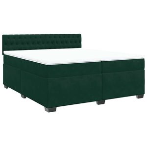 vidaXL &Kappa;&rho;&epsilon;&beta;ά&tau;&iota; Boxspring &mu;&epsilon; &Sigma;&tau;&rho;ώ&mu;&alpha; &Sigma;&kappa;&omicron;ύ&rho;&omicron; &Pi;&rho;ά&sigma;&iota;&nu;&omicron; 200x200&epsilon;&kappa;. &Beta;&epsilon;&lambda;&omicron;ύ&delta;&iota;&nu;&omicron;