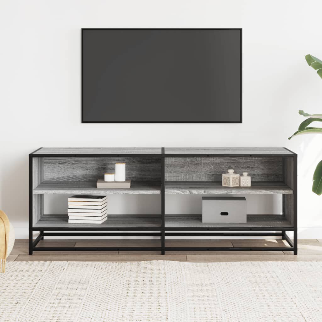 vidaXL Έπιπλο Τηλεόρασης Γκρι Sonoma 120,5x40x46 εκ. Επεξ. Ξύλο