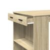 vidaXL Τραπέζι Μπαρ Sonoma Δρυς 102x70x103,5 εκ. Επεξεργ. Ξύλο