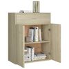 vidaXL Ντουλάπι Sonoma Δρυς 60 x 30 x 75 εκ. από Επεξ. Ξύλο