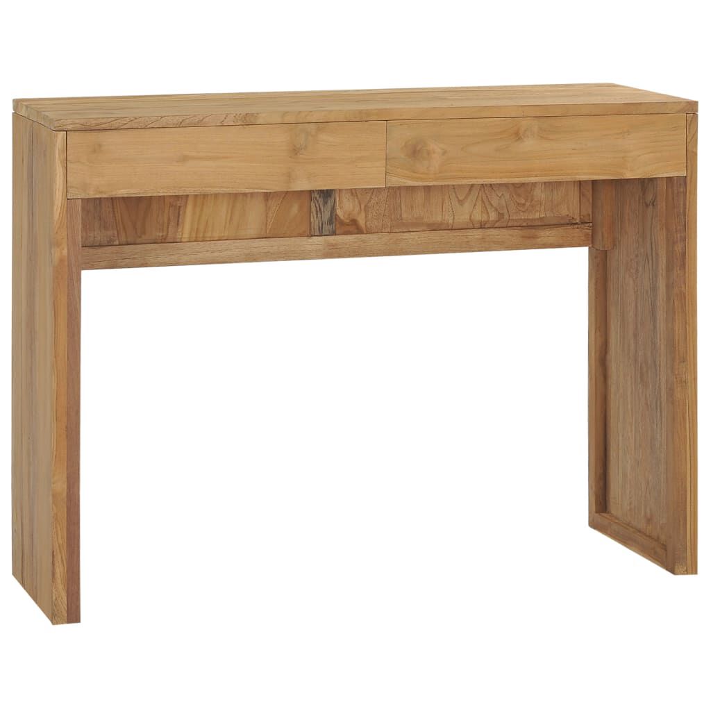 vidaXL Τραπέζι Κονσόλα 100 x 35 x 75 εκ. από Μασίφ Ξύλο Teak