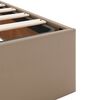 vidaXL Οθωμανικό κρεβάτι χωρίς στρώμα Cappucino 80x200 cm Faux Leather
