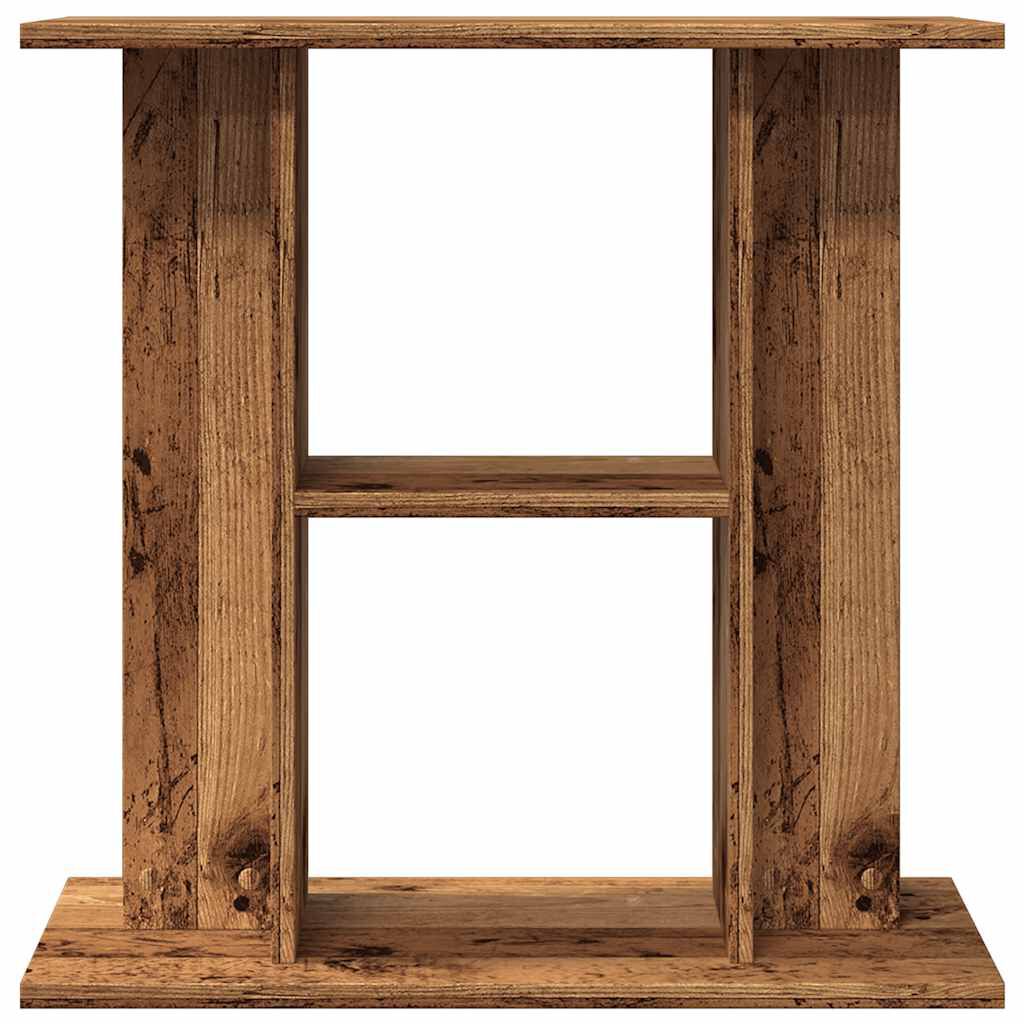 vidaXL Βάση Ενυδρείου Όψη Παλαιού Ξύλου 60x30x60 εκ. Επεξ. Ξύλο