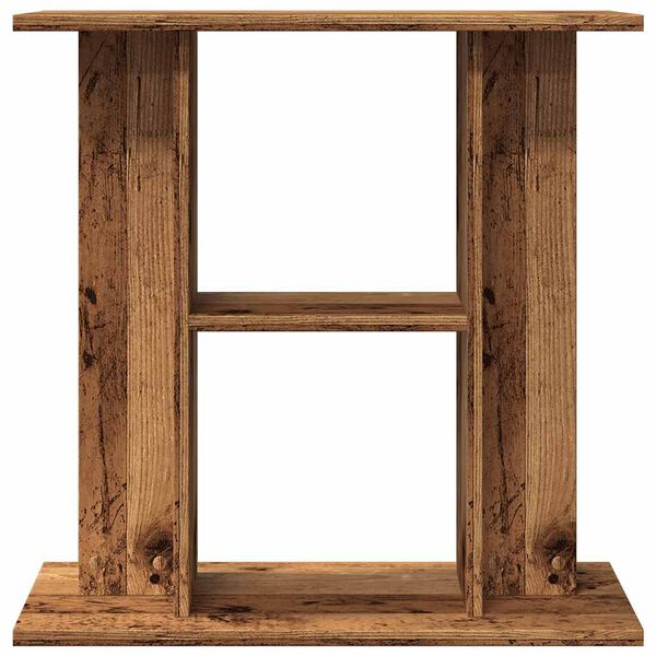 vidaXL Βάση Ενυδρείου Όψη Παλαιού Ξύλου 60x30x60 εκ. Επεξ. Ξύλο