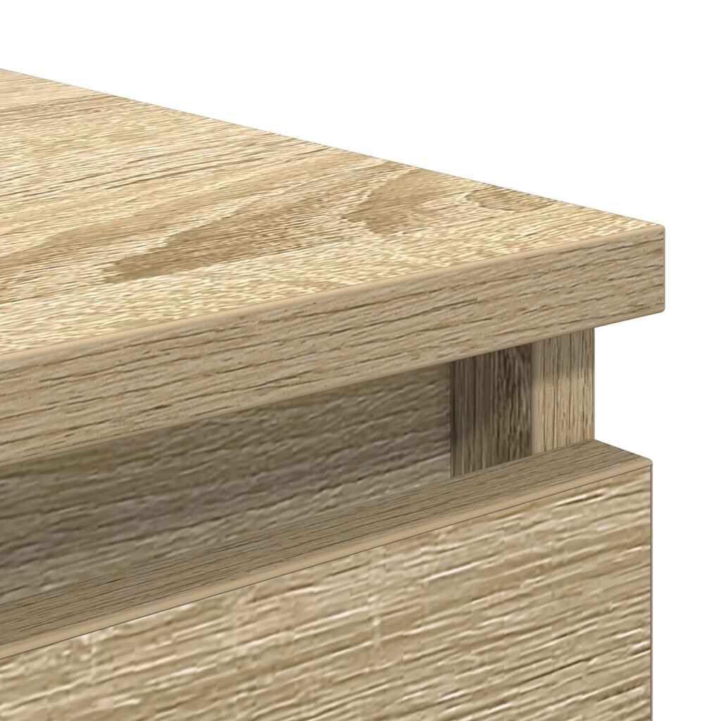 vidaXL Ραφιέρα Sonoma Δρυς 37,5x35x76 εκ. από Επεξεργ. Ξύλο