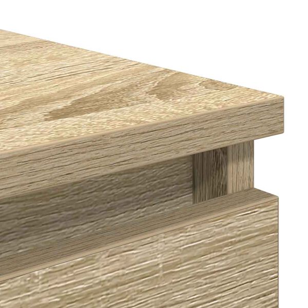 vidaXL Ραφιέρα Sonoma Δρυς 37,5x35x76 εκ. από Επεξεργ. Ξύλο