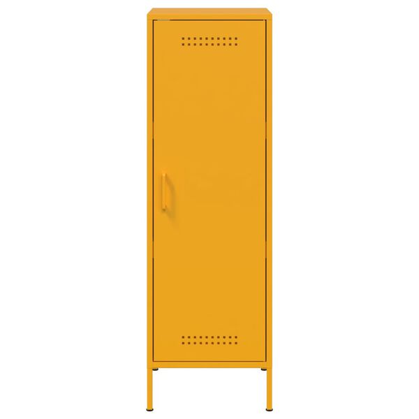 vidaXL Ντουλάπι Μουσταρδί 36x39x113 εκ. από Ατσάλι