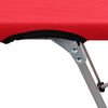 vidaXL Κρεβάτι Κάμπινγκ Κόκκινο 206 x 75 x 45 εκ. XXL