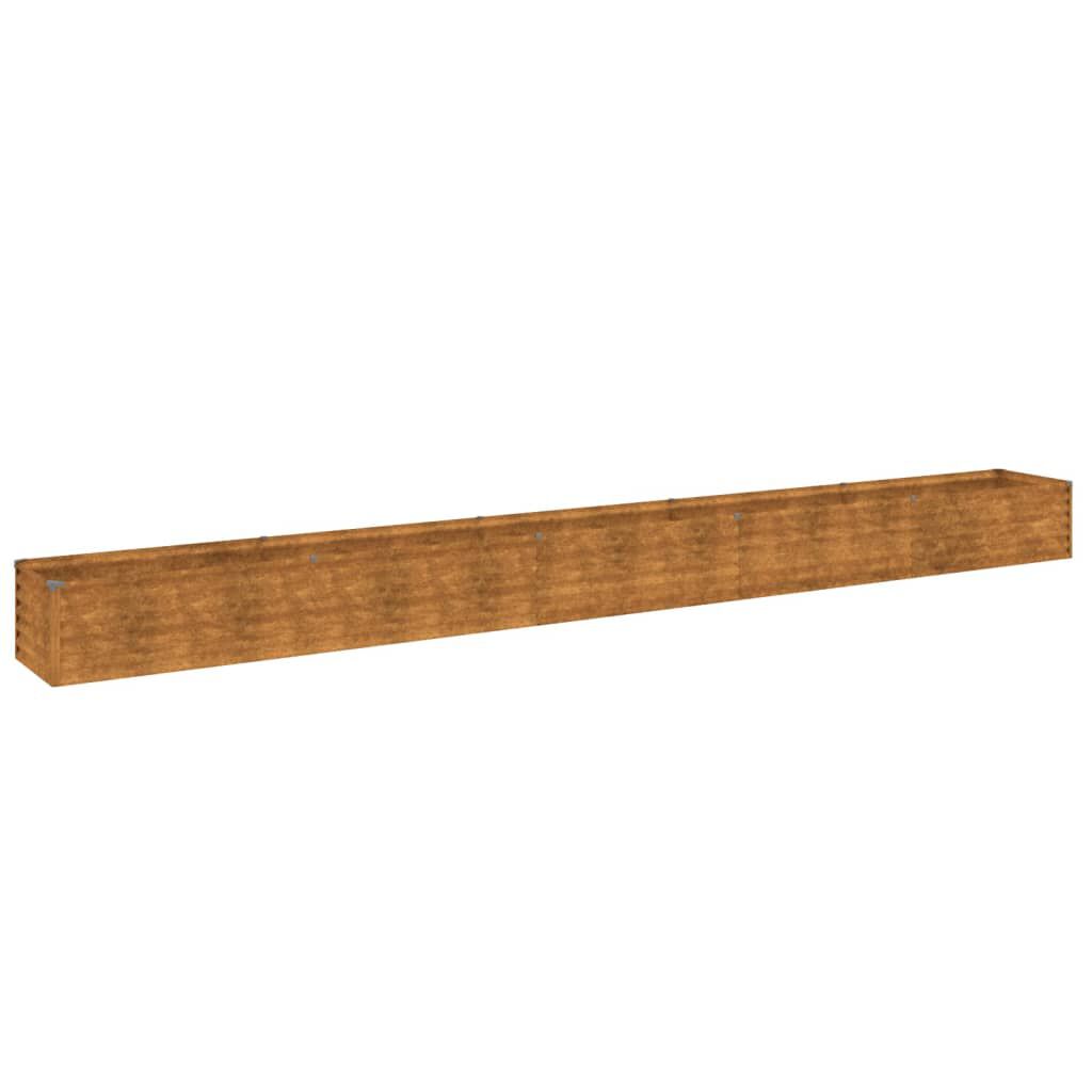 vidaXL Ζαρντινιέρα 482 x 50 x 36 εκ. από Ατσάλι Σκληρυθέν στον Αέρα