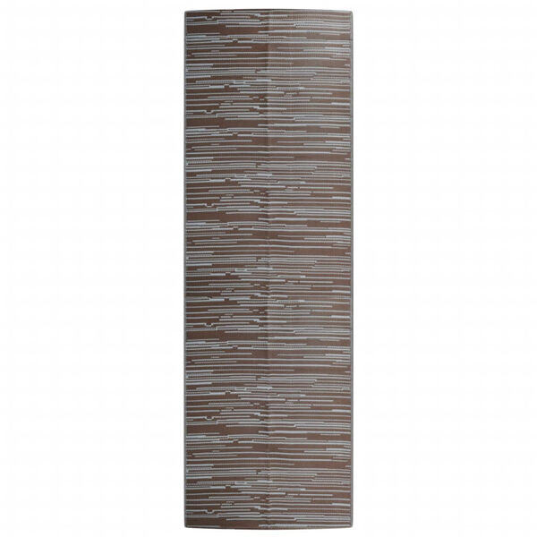vidaXL Χαλί εξωτερικού χώρου ARAKIL Καφέ 80x250 cm PP