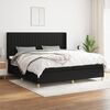 vidaXL &Kappa;&rho;&epsilon;&beta;ά&tau;&iota; Boxspring &mu;&epsilon; &Sigma;&tau;&rho;ώ&mu;&alpha; &Mu;&alpha;ύ&rho;&omicron; 200x200 &epsilon;&kappa;. &Upsilon;&phi;&alpha;&sigma;&mu;ά&tau;&iota;&nu;&omicron;