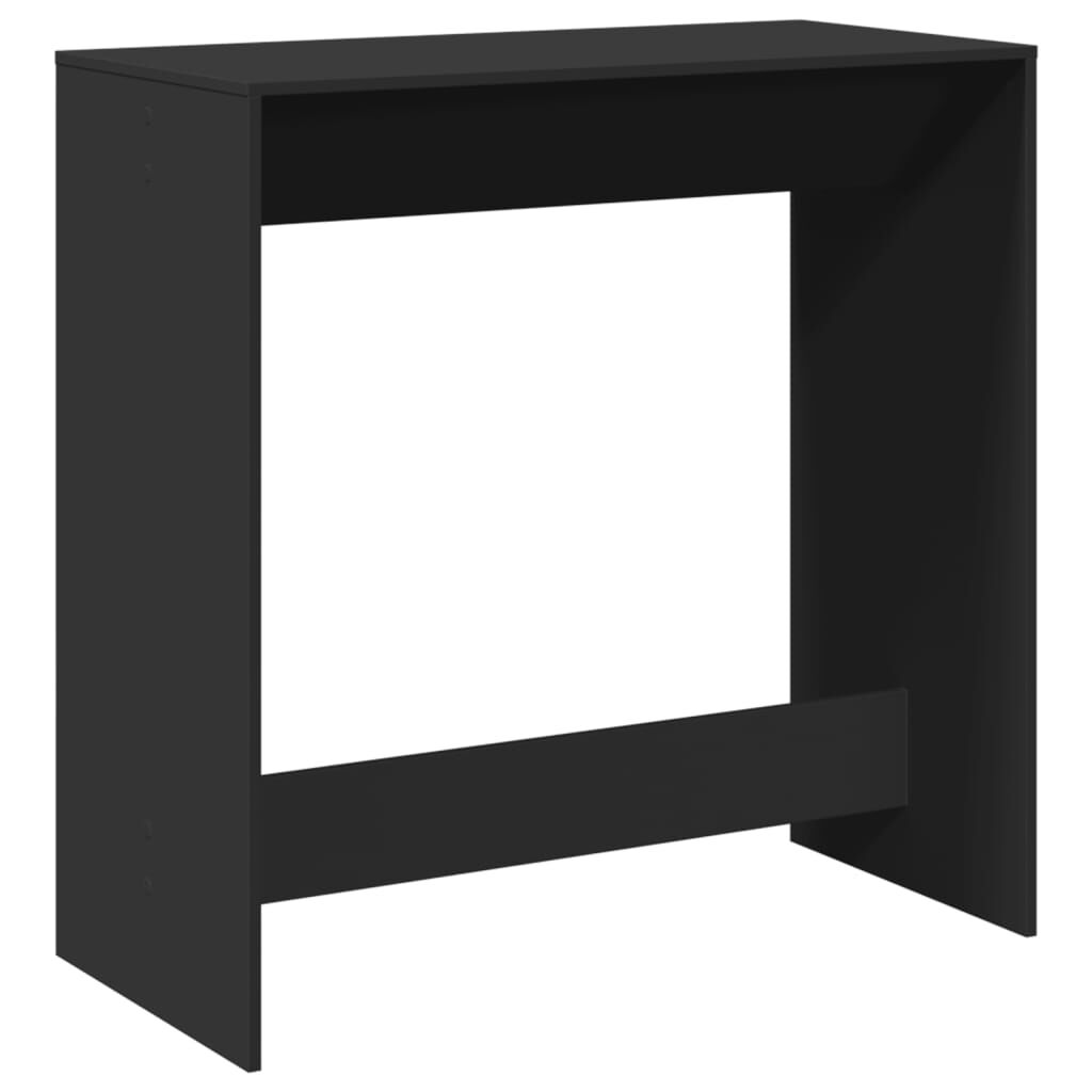 vidaXL Τραπέζι Μπαρ Μαύρο 102x50x103,5εκ. Επεξεργ. Ξύλο